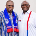 Sam George ‎inspects flood-affected Ghana Digital Centres Limited